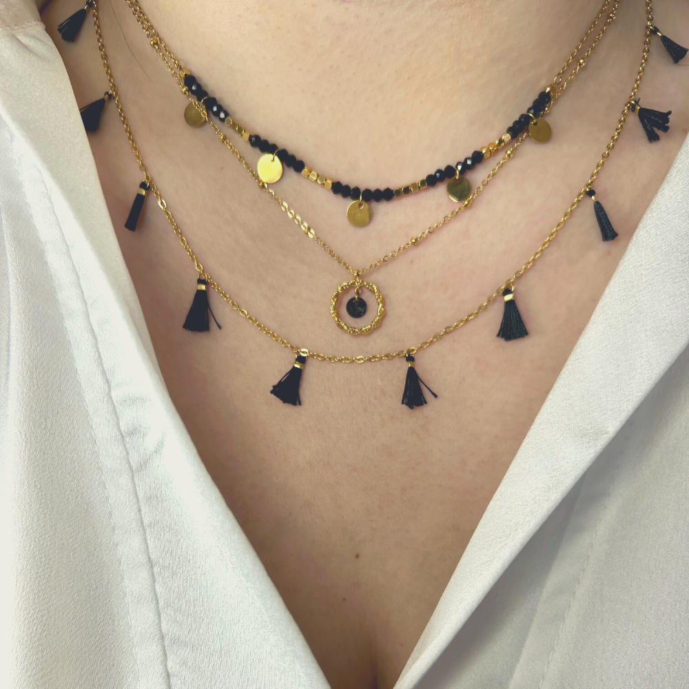 Collier Pompon  | Gaou Bijoux