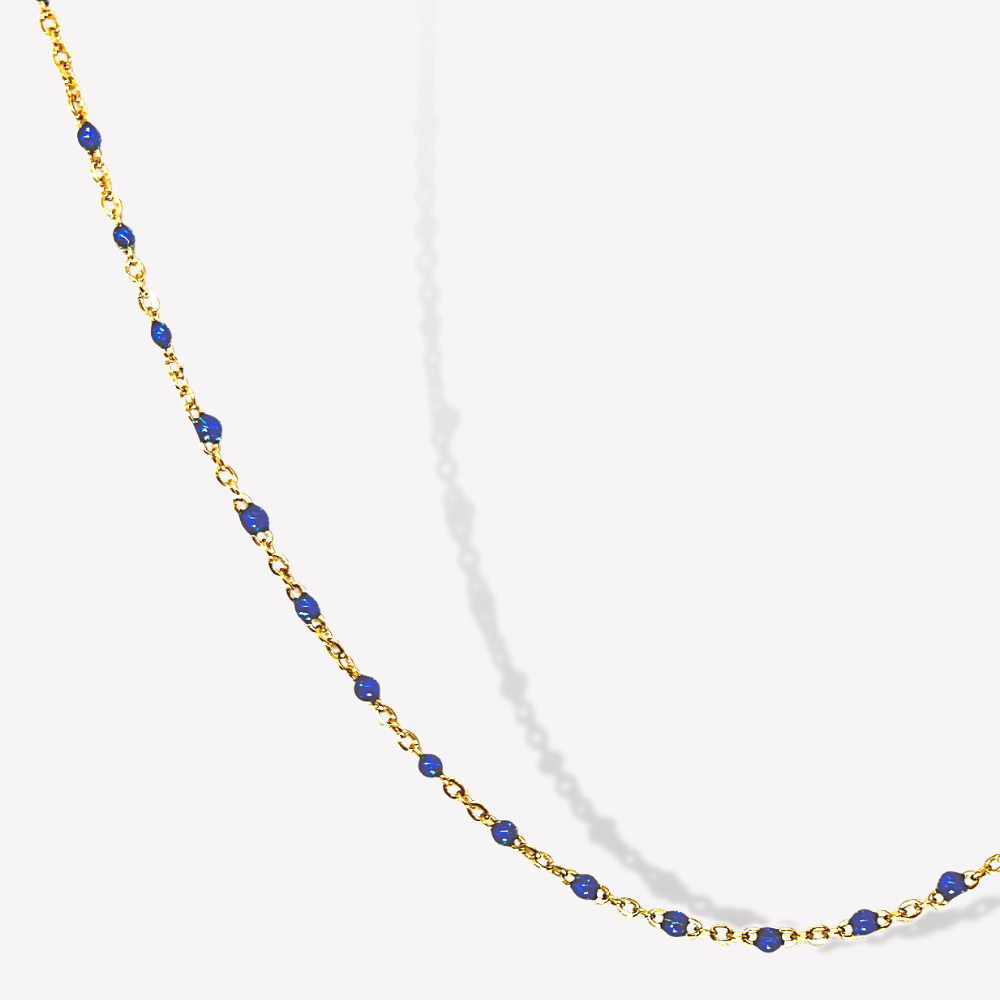 Collier boule coloré