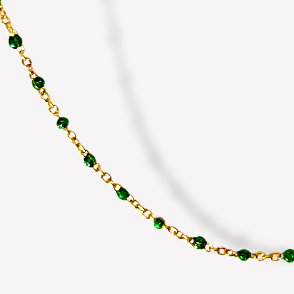 Collier boule coloré