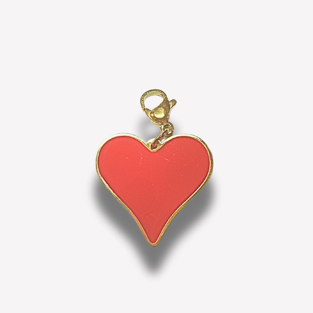 Charm Grand Cœur Rouge  | Gaou Bijoux