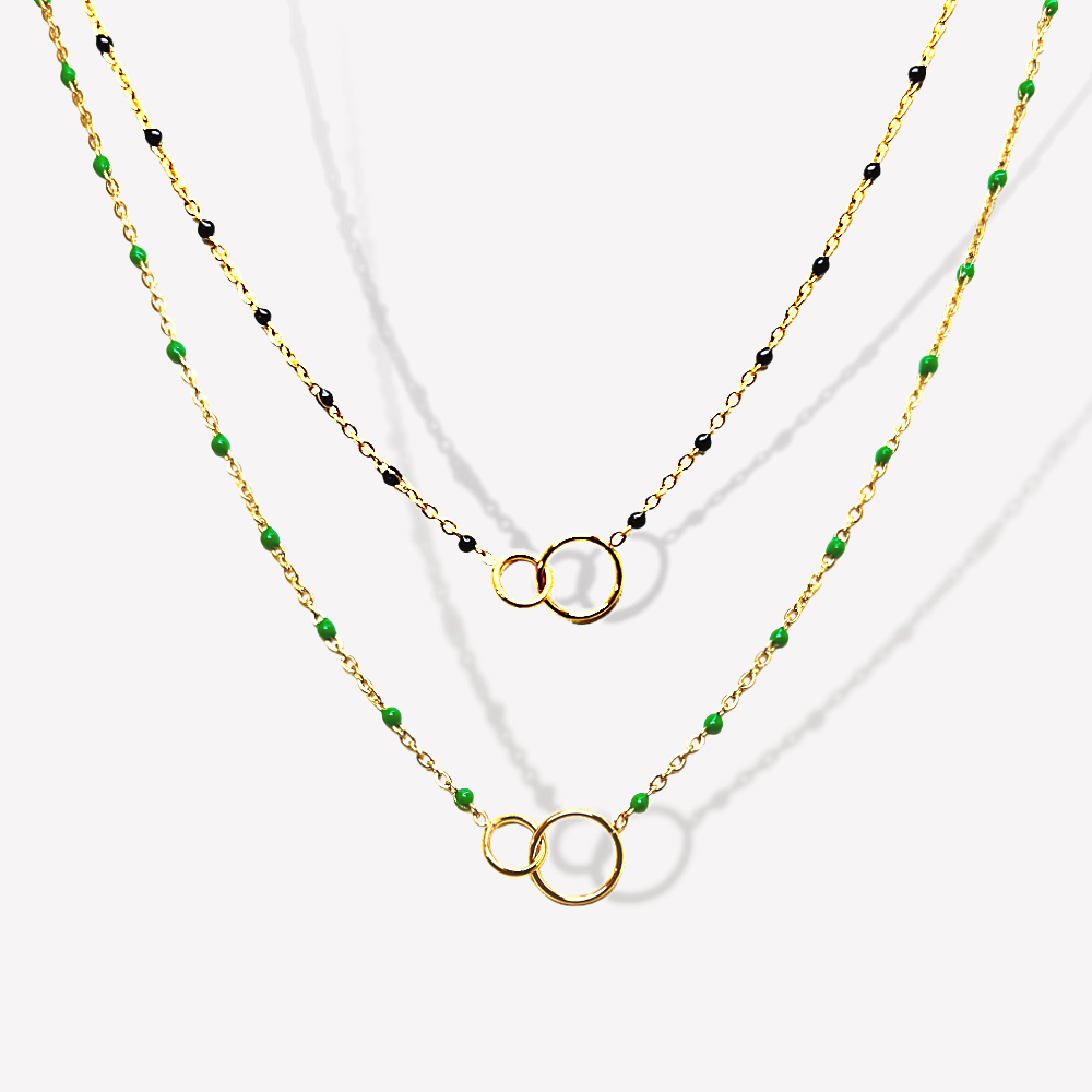 Collier Cercle à perle  | Gaou Bijoux
