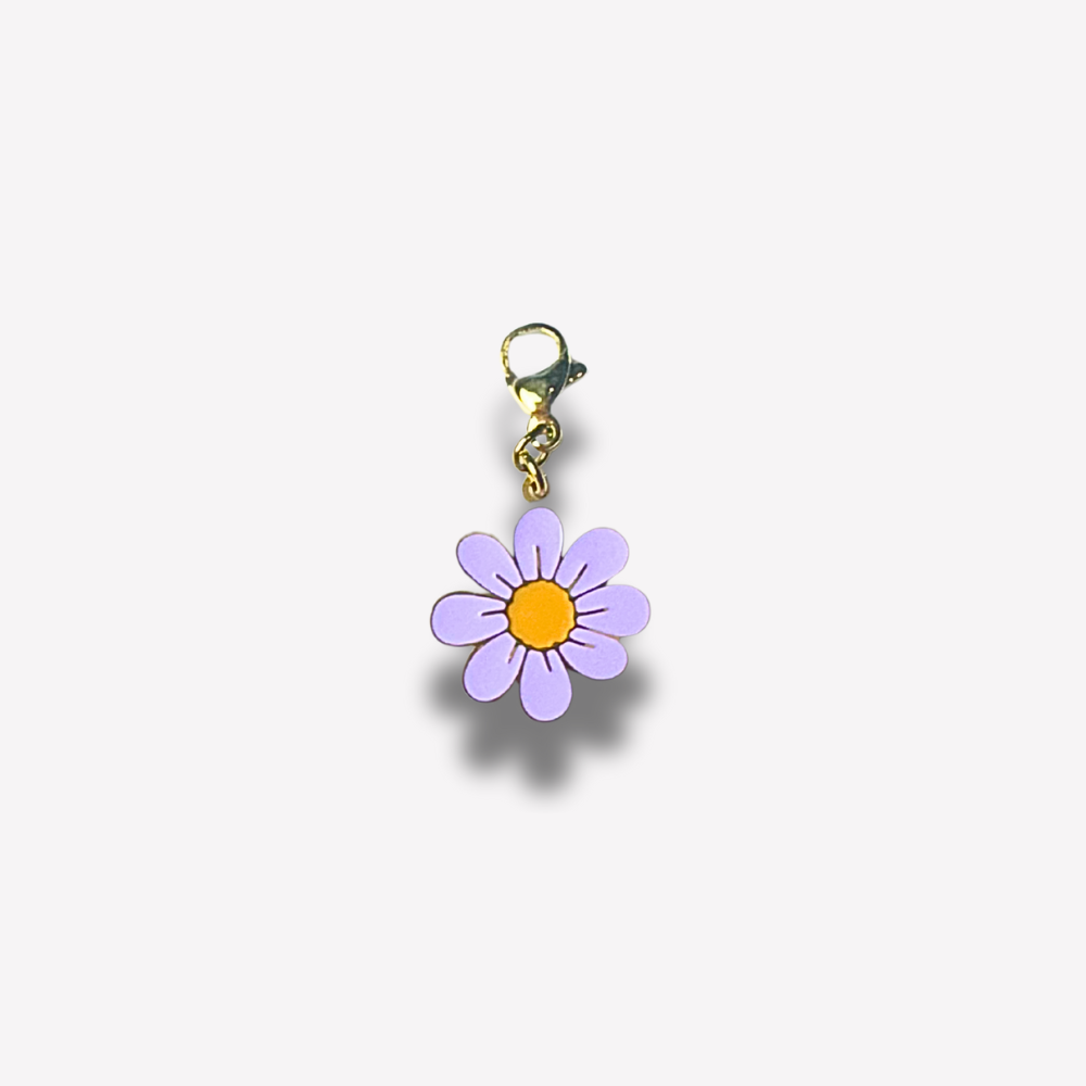 Charm Fleur Violette  | Gaou Bijoux