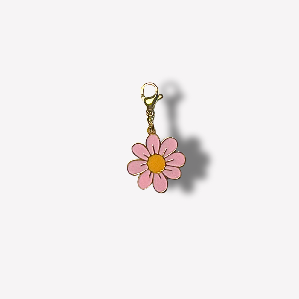 Charm Fleur Rose  | Gaou Bijoux