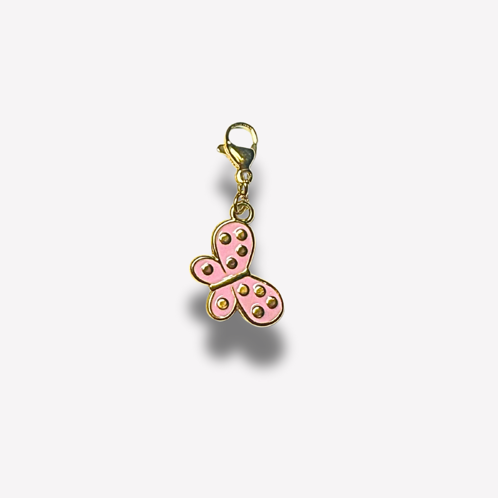 Charm Papillon Rose  | Gaou Bijoux