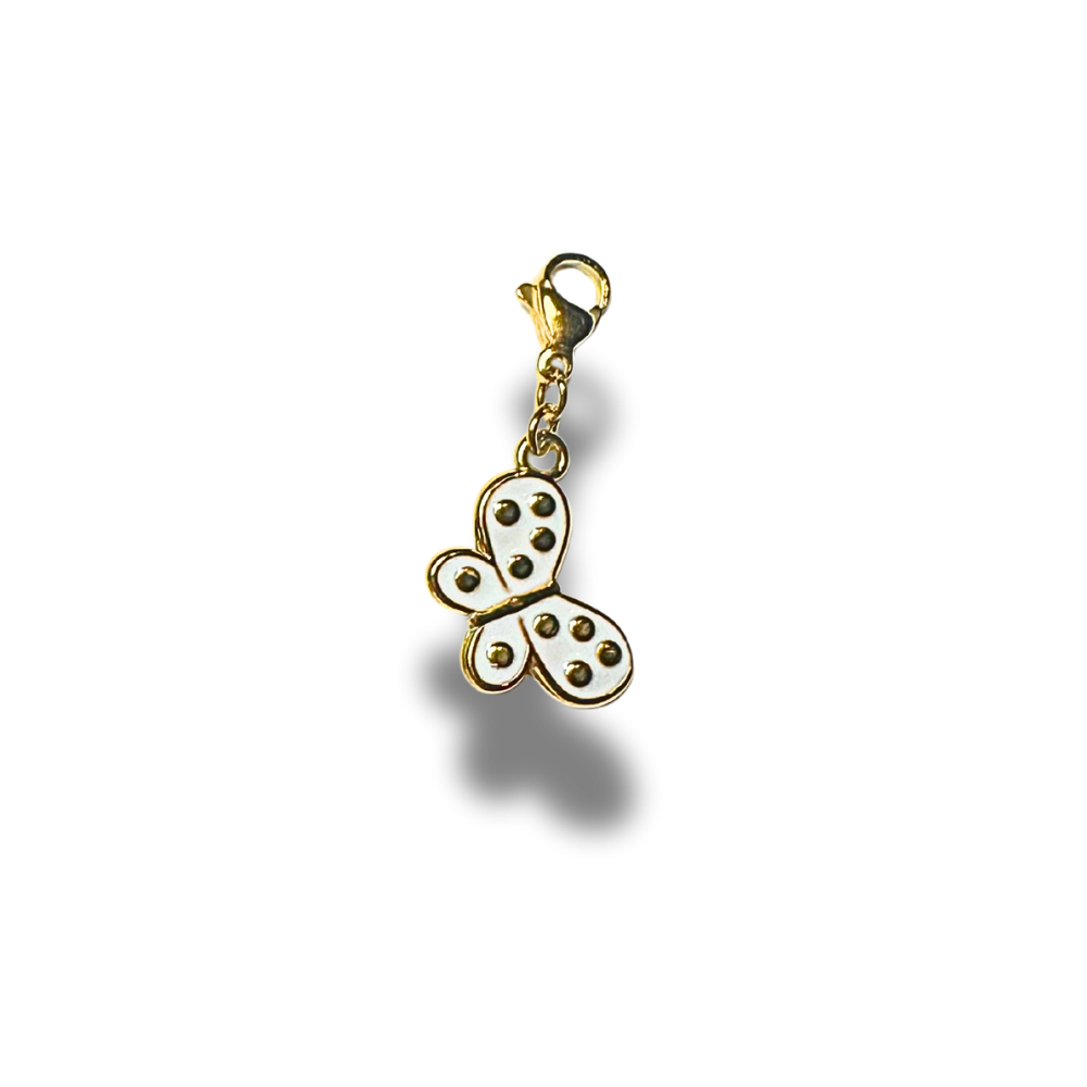 Charm Papillon Blanc  | Gaou Bijoux