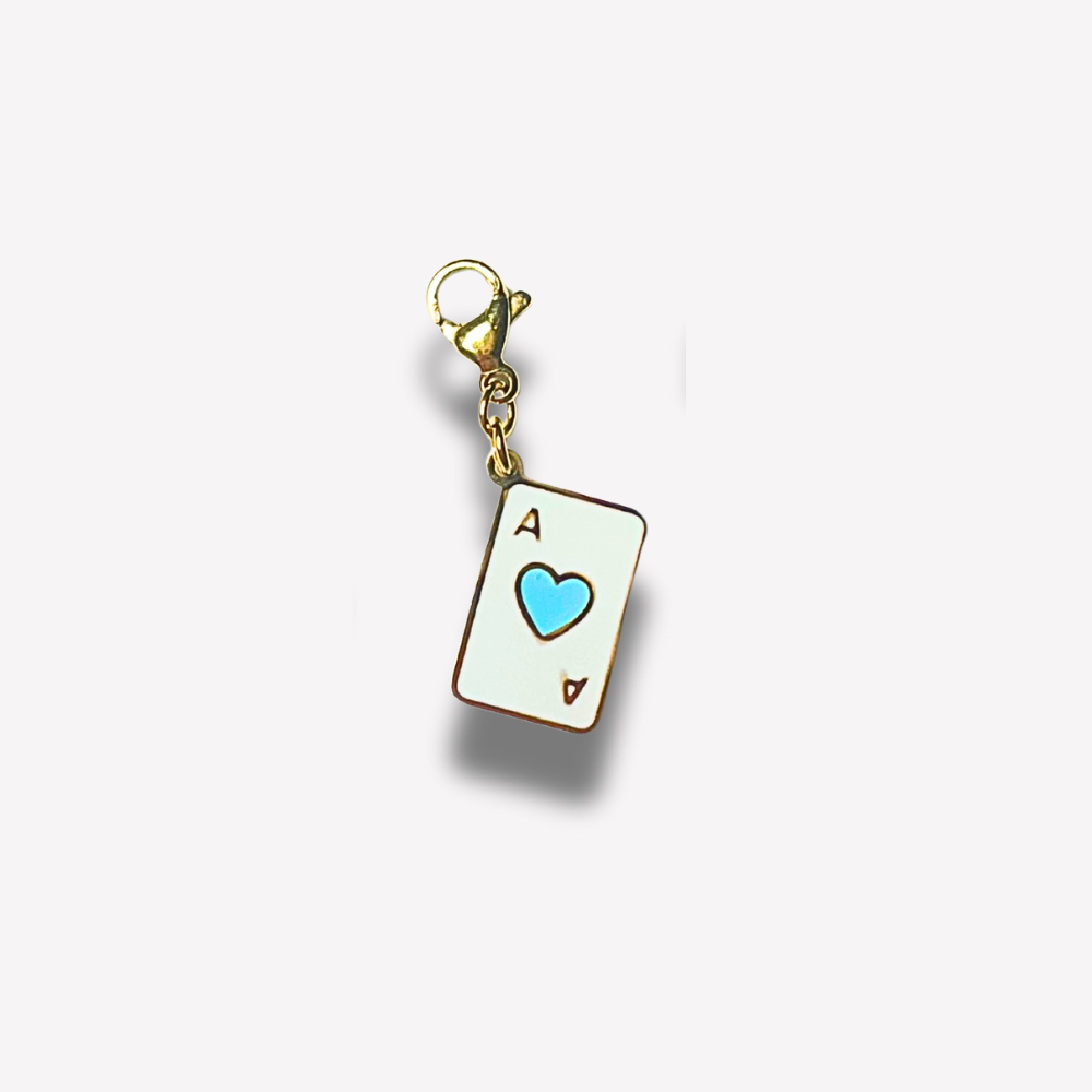 Charm As de Cœur Bleu  | Gaou Bijoux