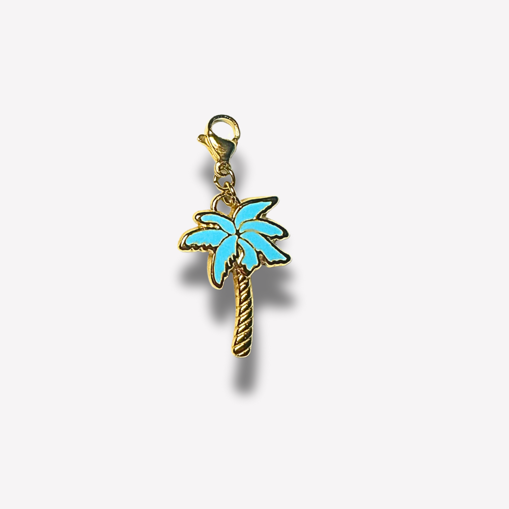 Charm Palmier Bleu  | Gaou Bijoux