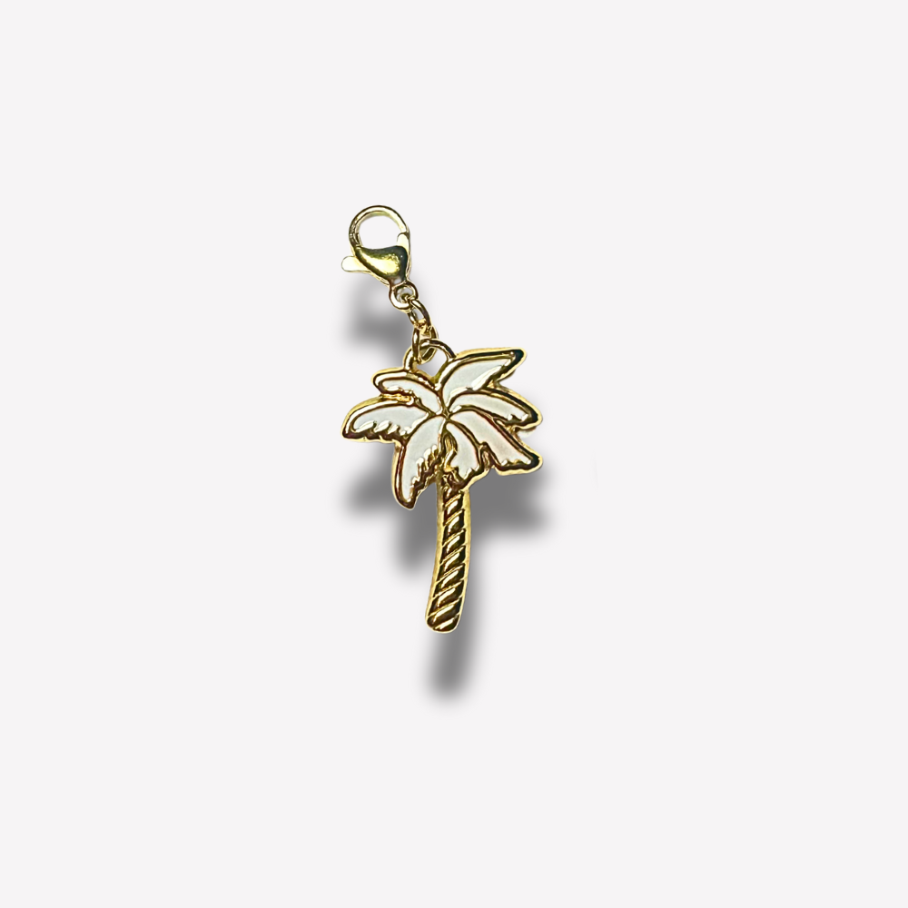 Charm Palmier Blanc  | Gaou Bijoux