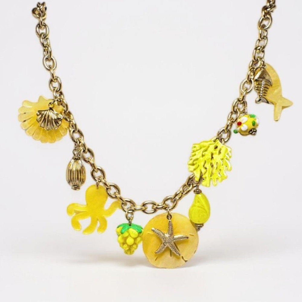 Collier Ocean Jaune  | Gaou Bijoux