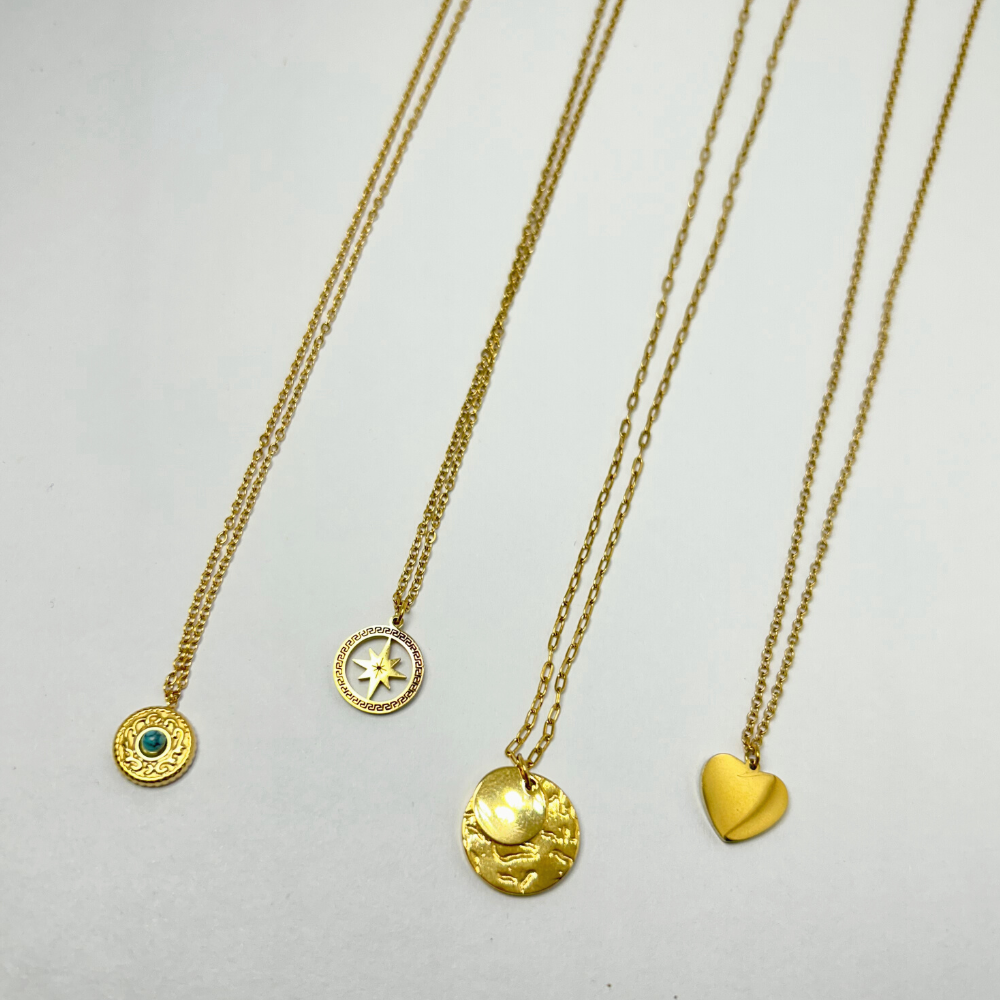 Collier double Médaillon  | Gaou Bijoux