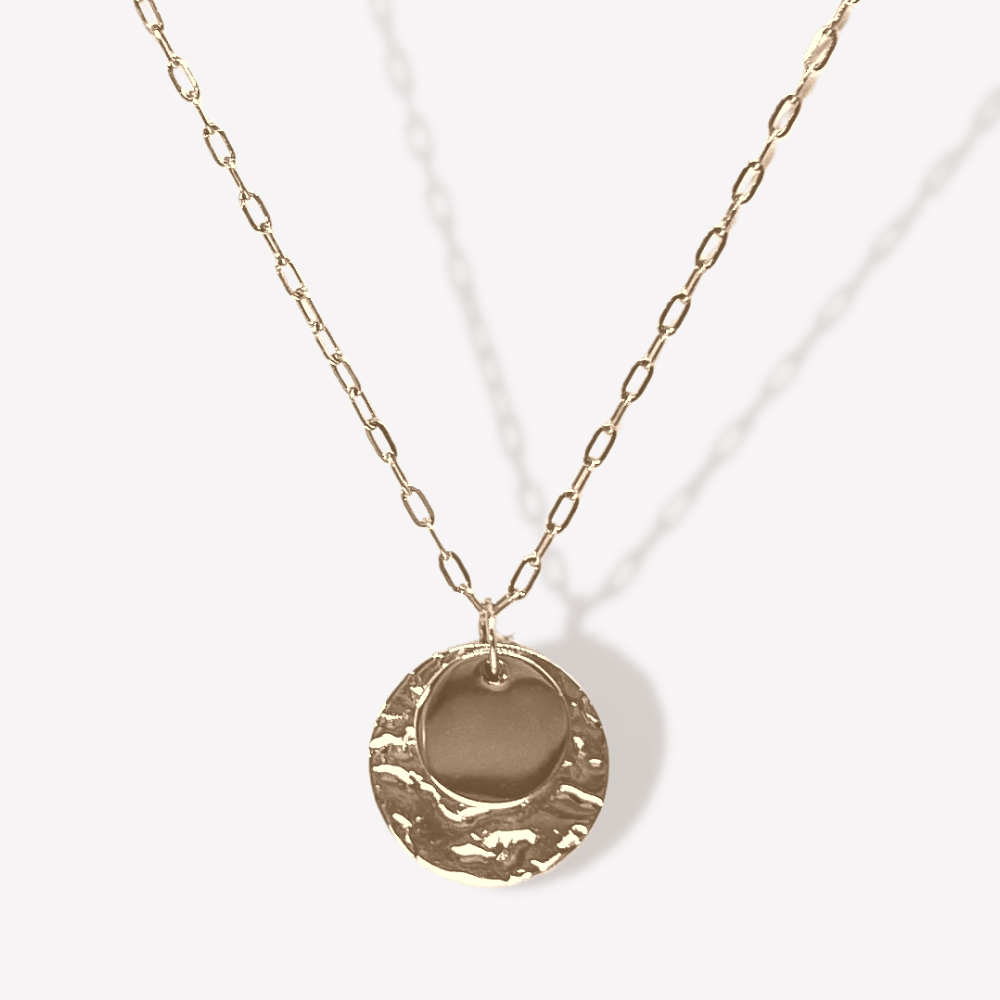 Collier double Médaillon  | Gaou Bijoux