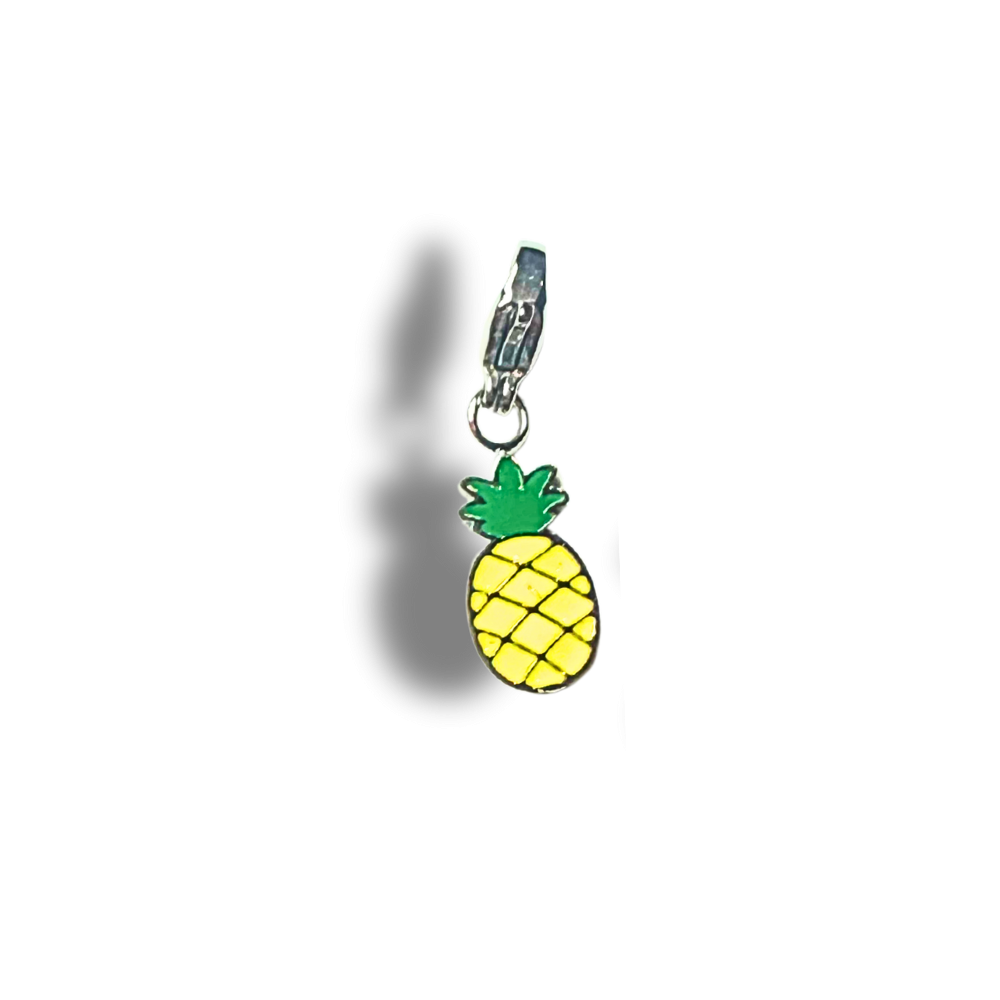 Charm Ananas Émaillé | Colliers Charms Personnalisé