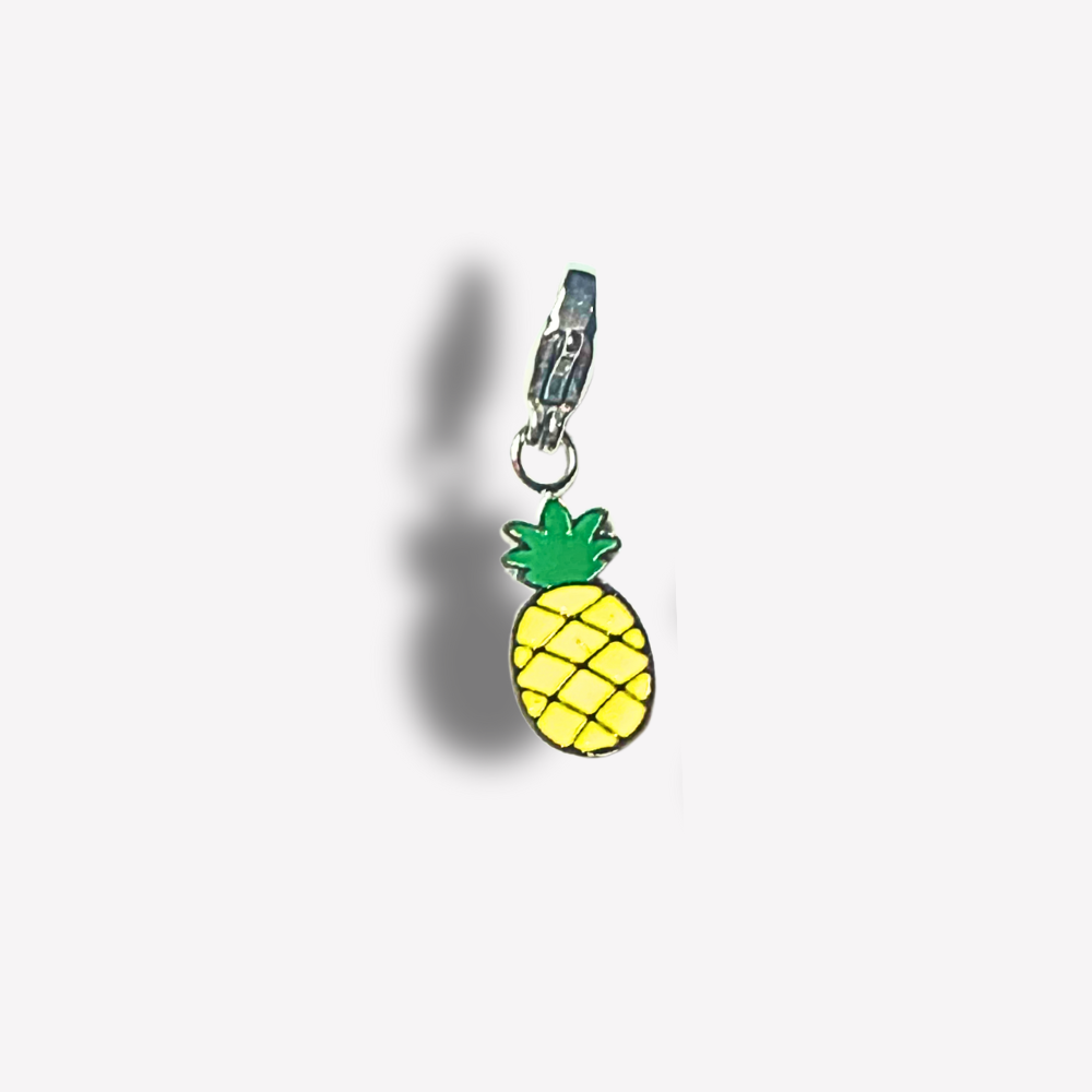 Charm Ananas Émaillé | Colliers Charms Personnalisé