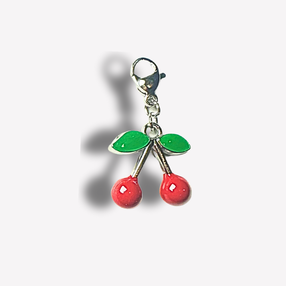 Charm Cerises Émaillées | Colliers Charms Personnalisé