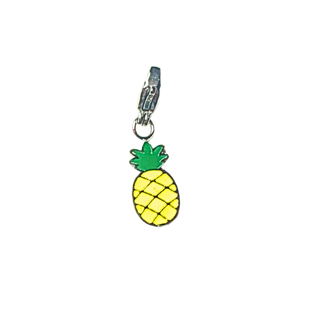 Charm Ananas Émaillé | Colliers Charms Personnalisé