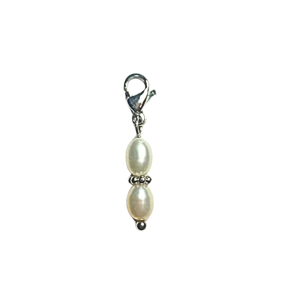 Charm Perles Blanches