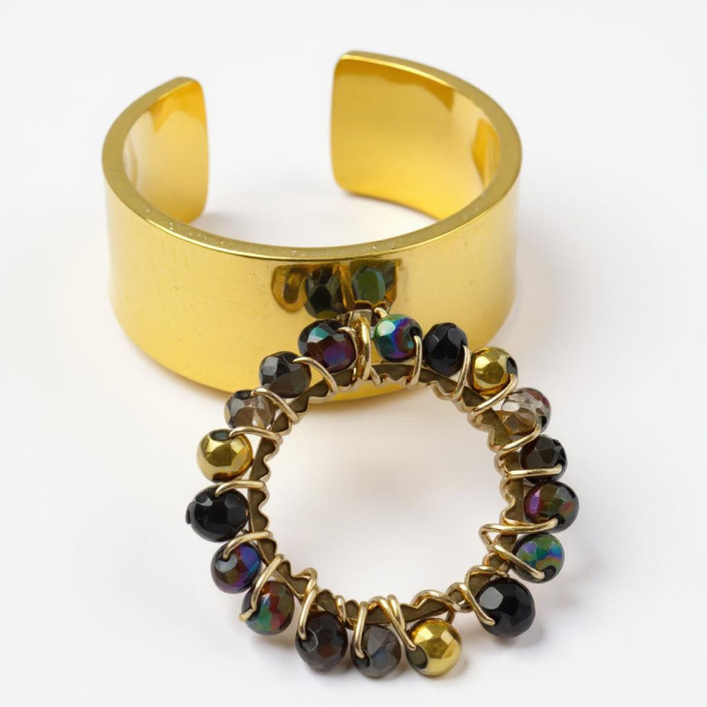 Bague Circle| Bagues acier inoxydable| Gaou Bijoux