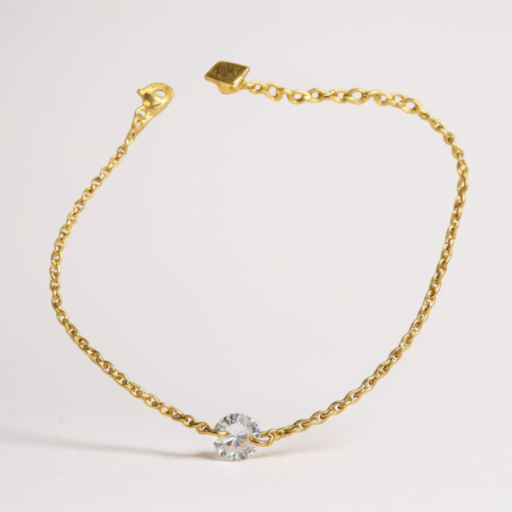 Bracelet Diamonds en acier inoxydable doré – GAOU Bijoux