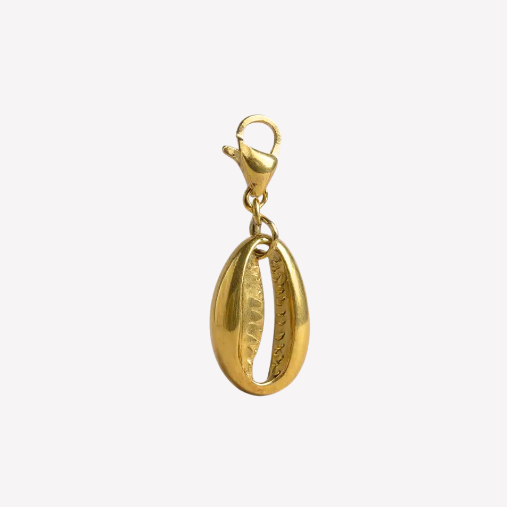 Charm Cauri Doré | Collier Charms Personnalisé