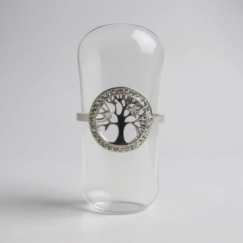 Bague Arbre de Vie Argentée | bijoux acier inoxydable | Gaou Bijoux