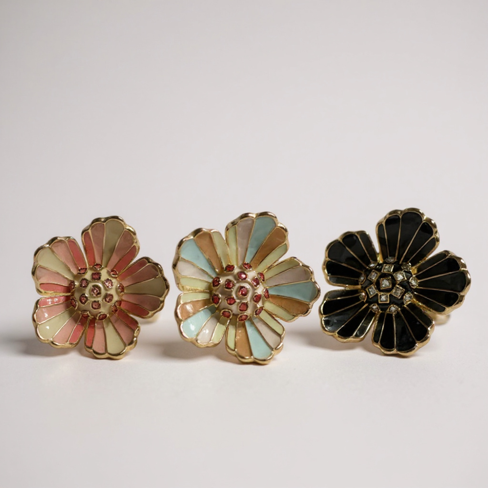 Bague Fleur en Acier Inoxydable | Bijoux Femme Élégants Gaou Bijoux
