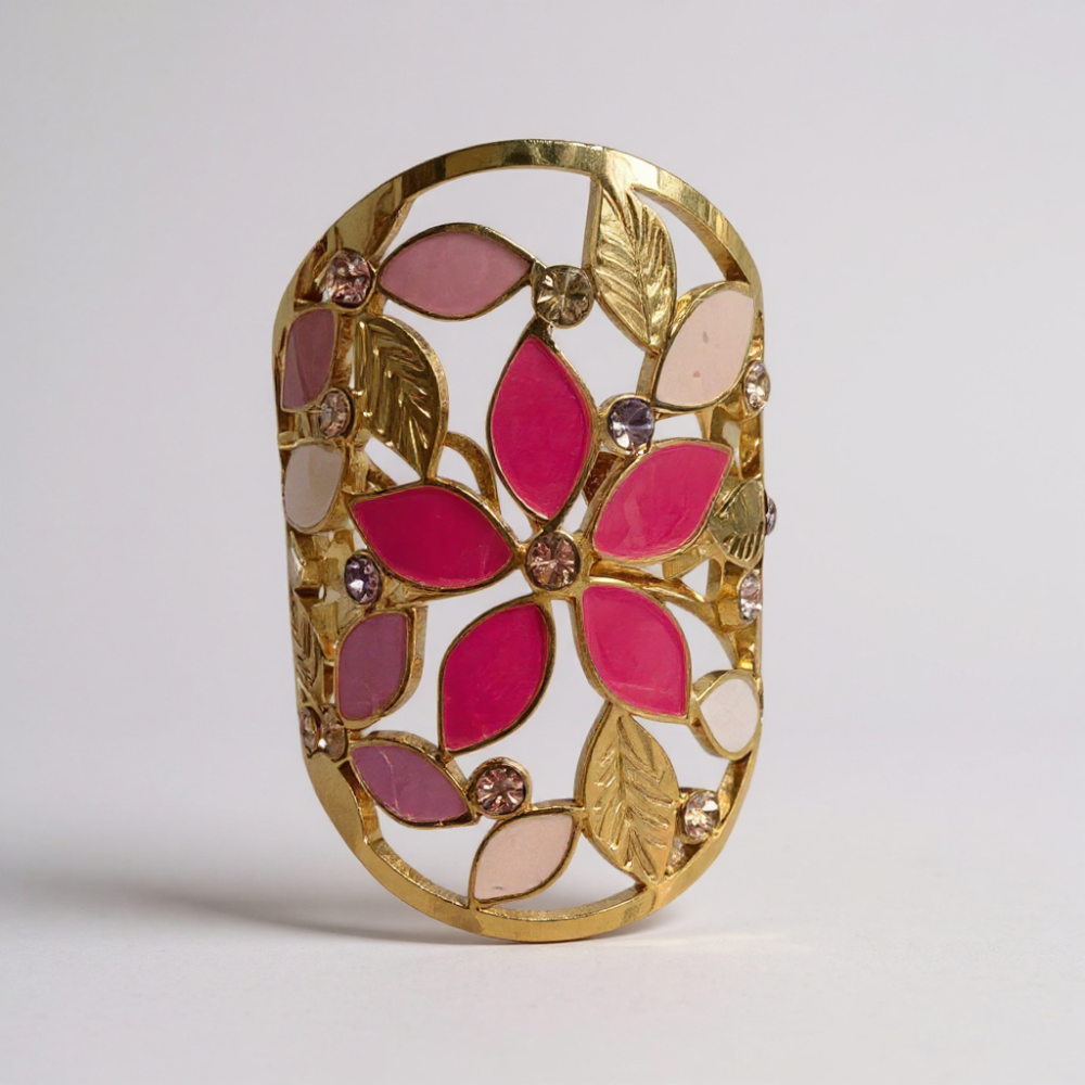 Bague Fleur Ajourée Acier Inoxydable | Gaou Bijoux