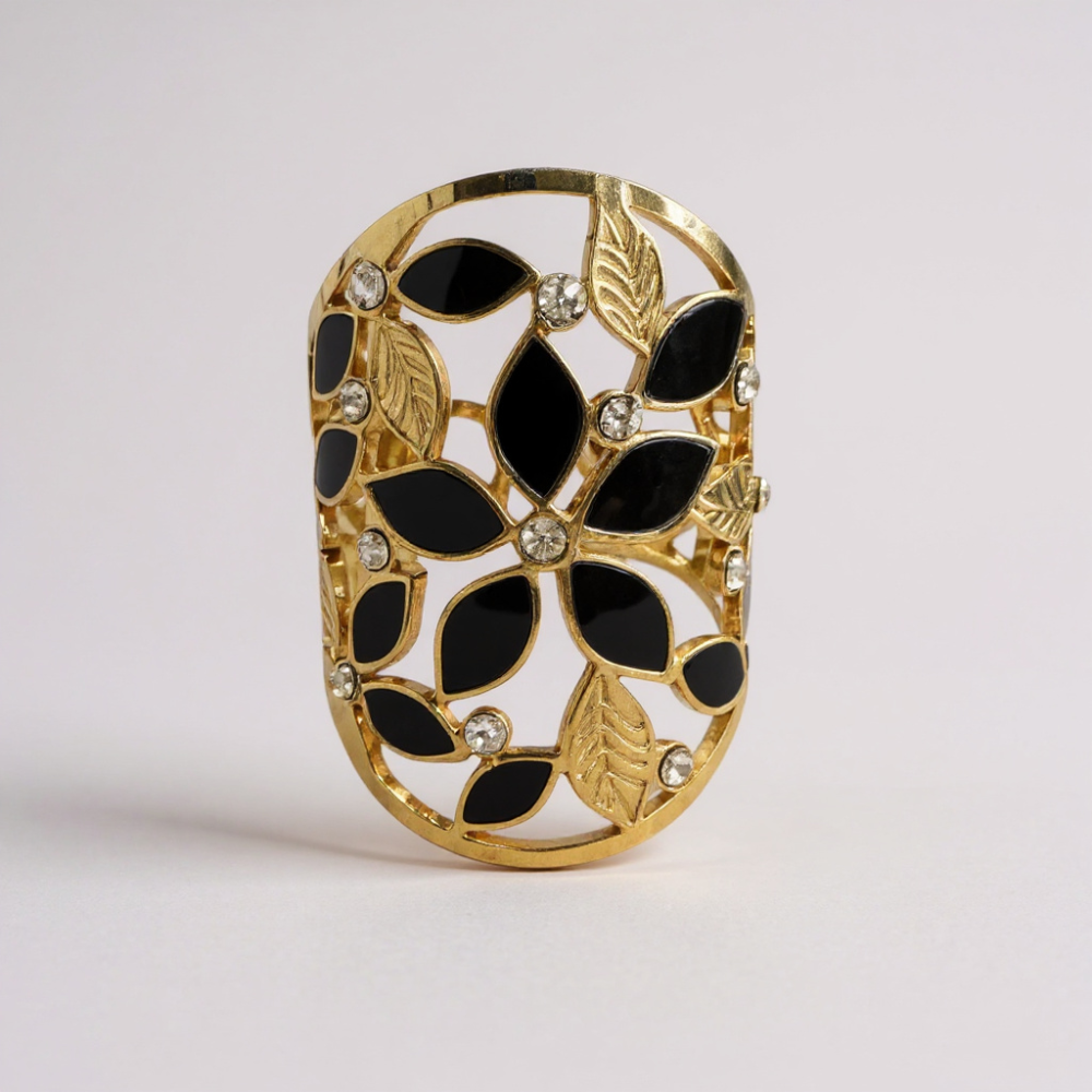 Bague Fleur Ajourée Acier Inoxydable | Gaou Bijoux