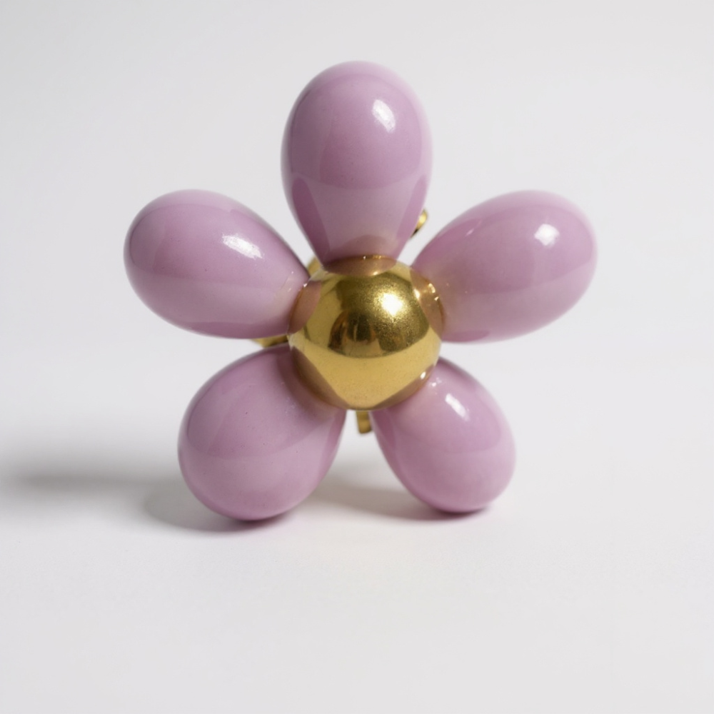 Bague Fleur Acier Inoxydable | Bijoux Colorés | Gaou Bijoux