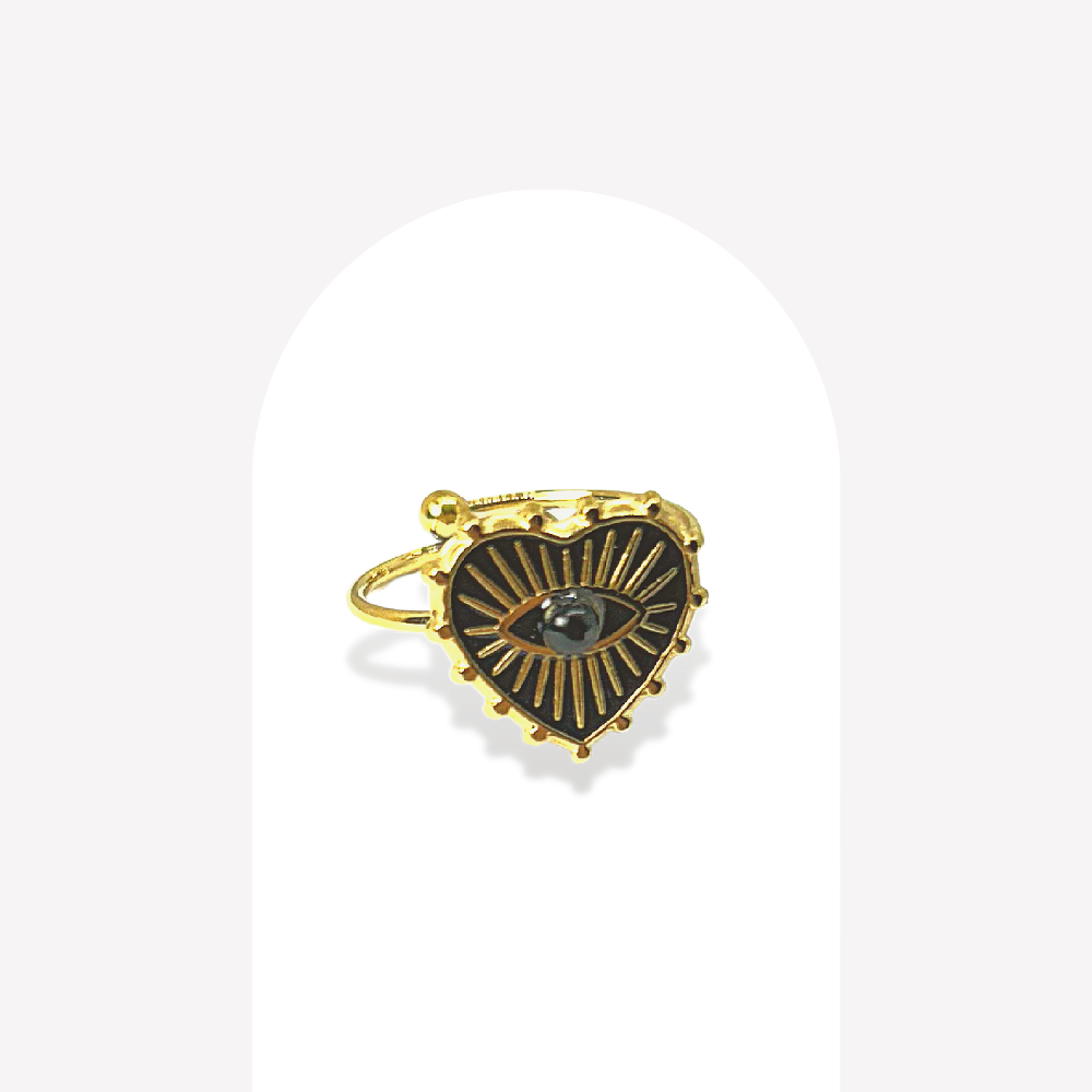 Bague Oeil-Coeur  | Gaou Bijoux