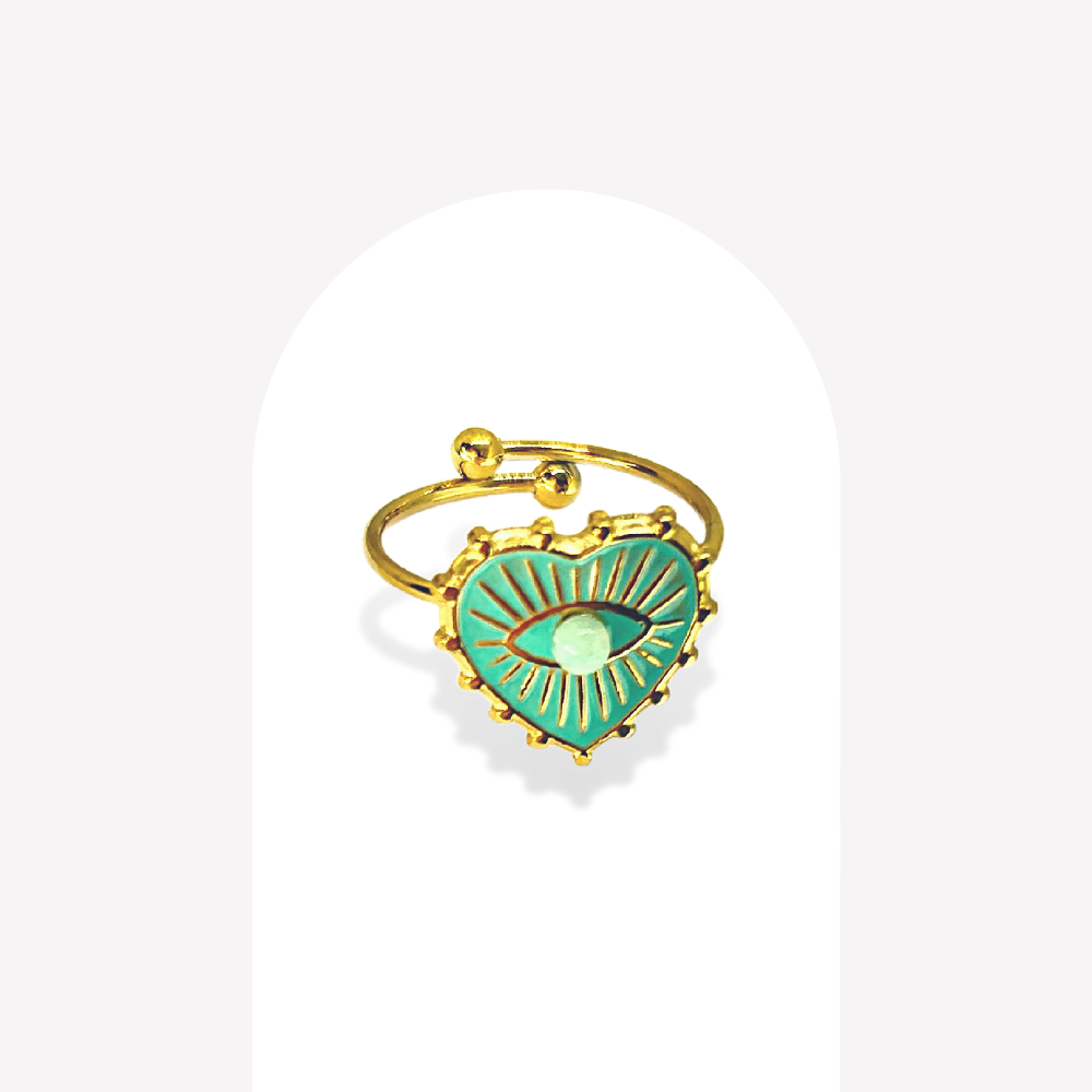 Bague Oeil-Coeur  | Gaou Bijoux
