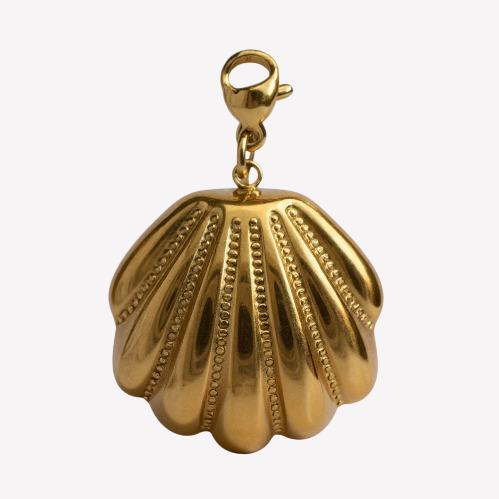 Charm Coquille Dorée | Collier Charms Personnalisable | Gaou Bijoux
