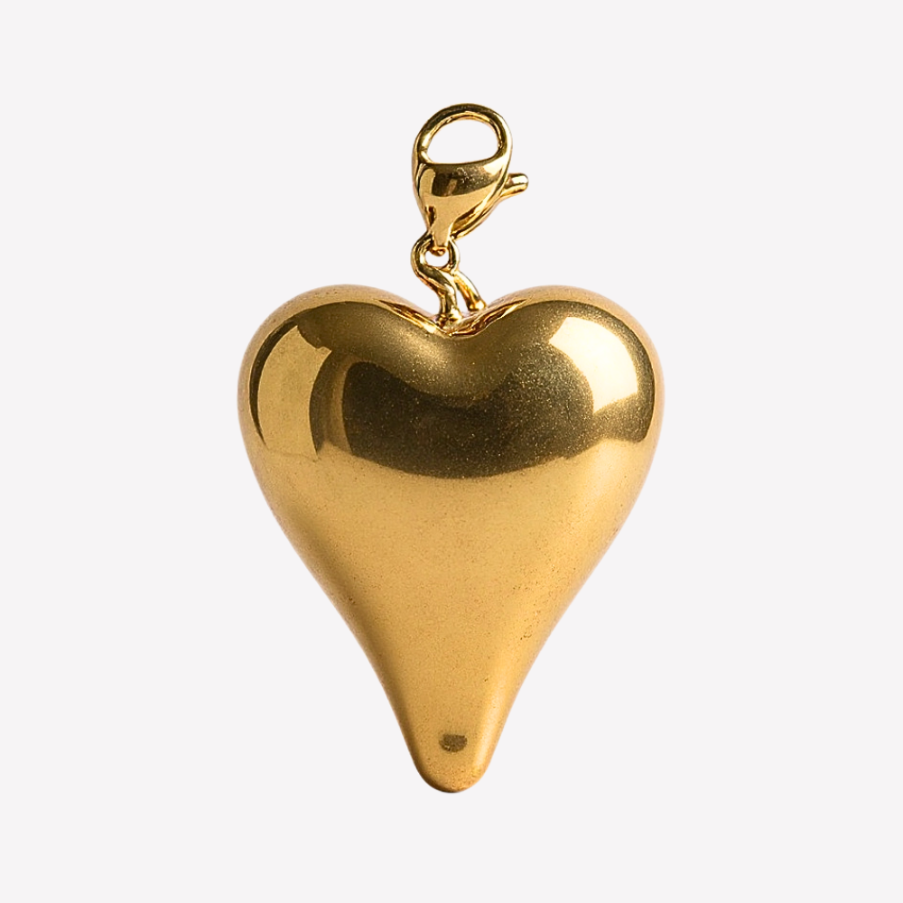 Charm Cœur Doré | Collier Charms Personnalisable | Gaou Bijoux