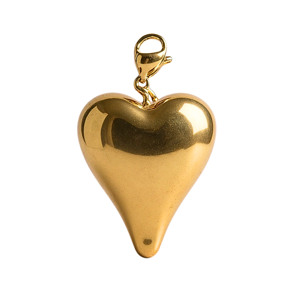 Charm Cœur Doré | Collier Charms Personnalisable | Gaou Bijoux