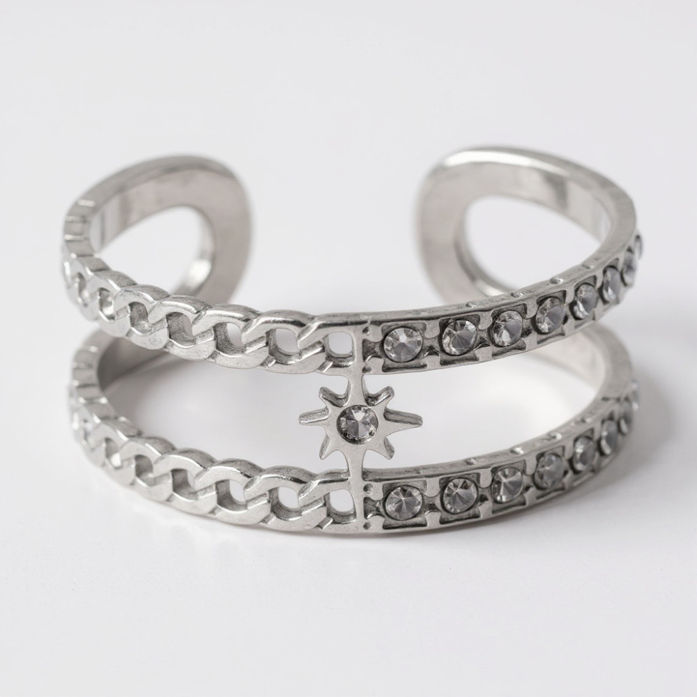Bague Double étoilé