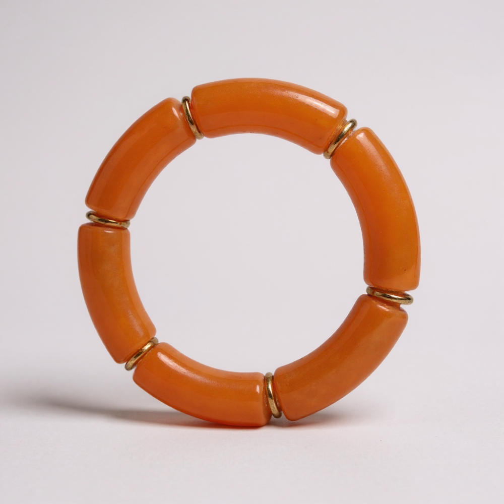 Bracelet perles tubes multicolores tendance | bijoux acier inoxydable | Gaou Bijoux