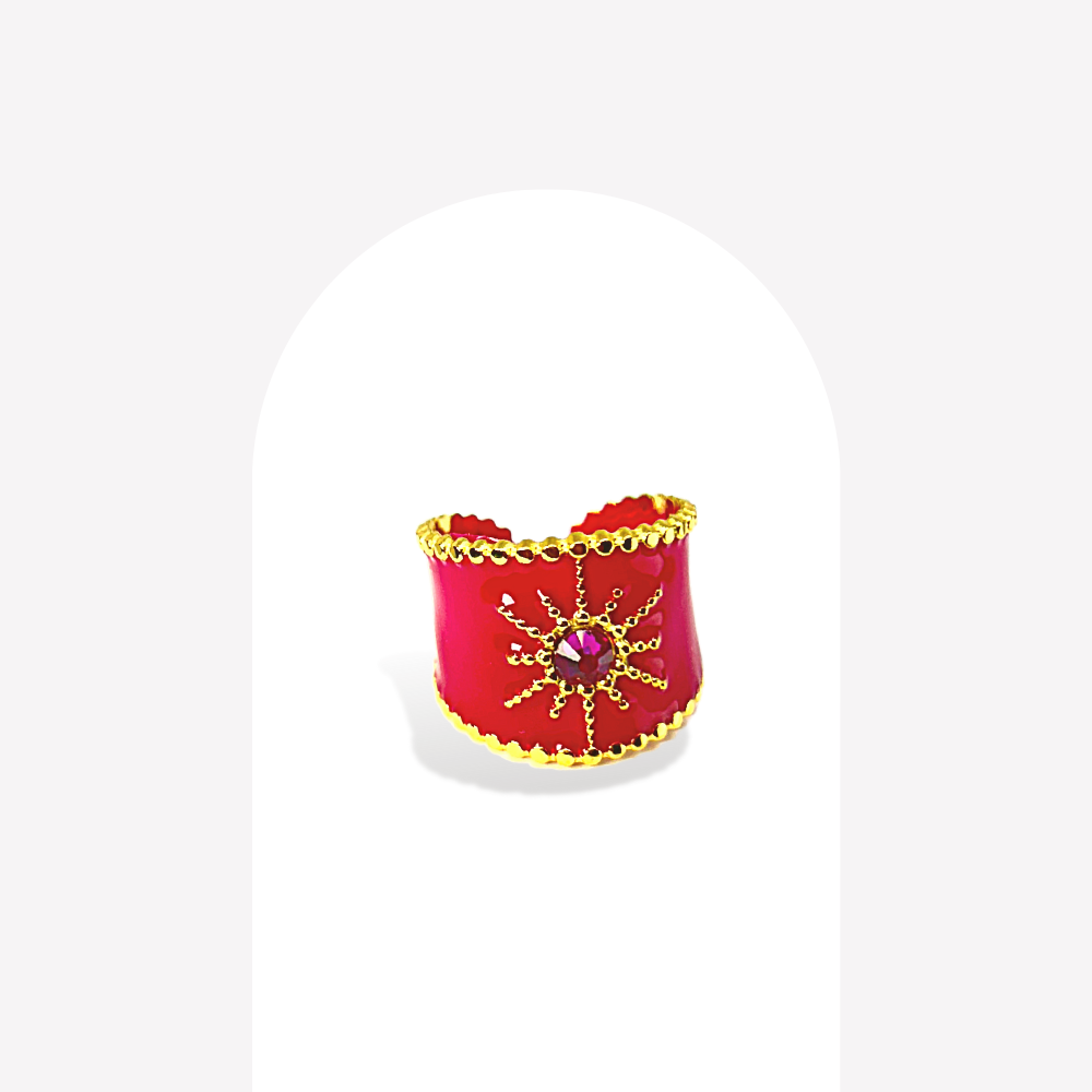 Grosse Bague Fushia  | Gaou Bijoux