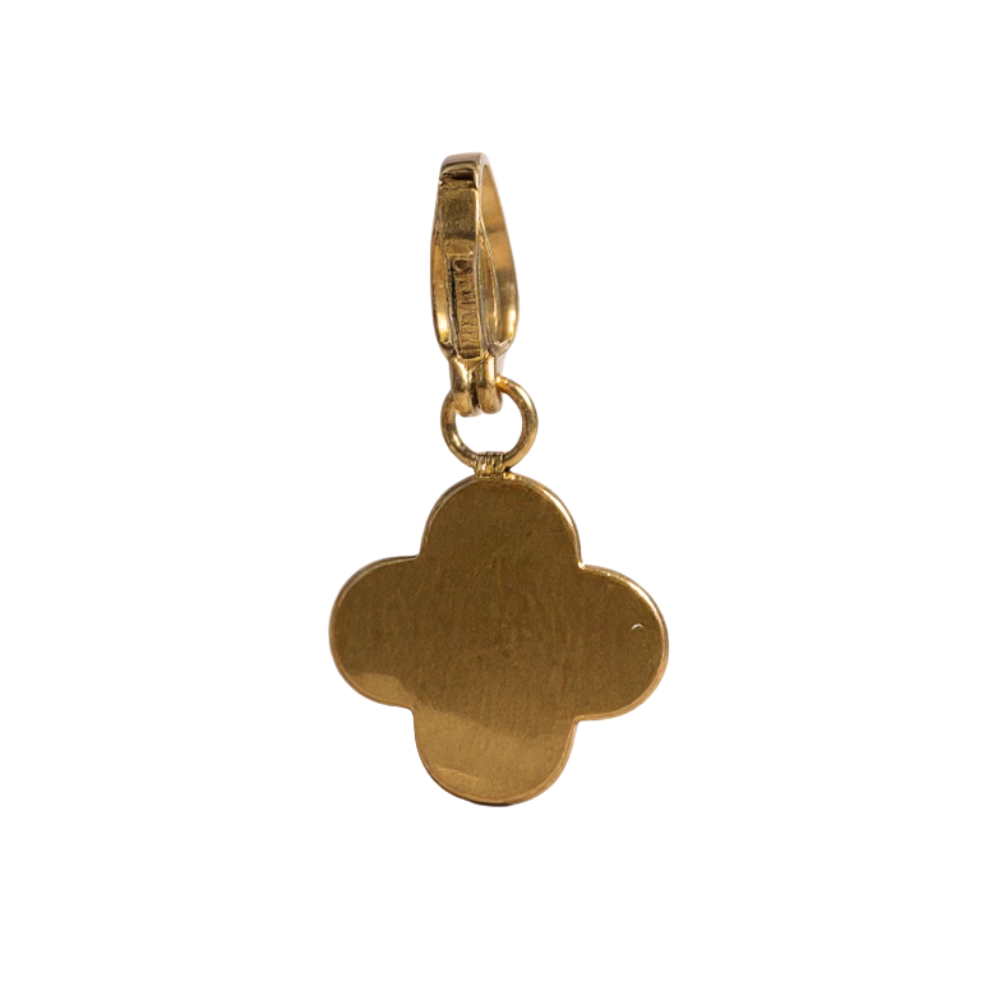Charm Trèfle doré – collier charms personnalisable | Gaou Bijoux