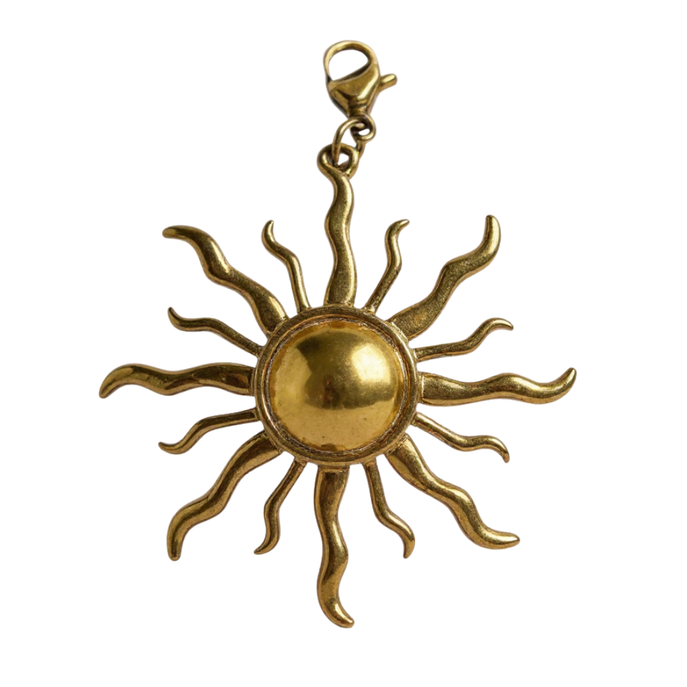 Charm Soleil doré – collier charms personnalisable | Gaou Bijoux