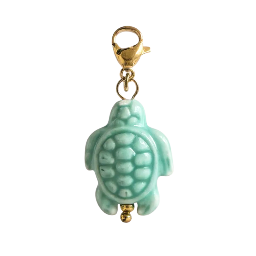 Charm Tortue turquoise – collier charms personnalisable | Gaou Bijoux