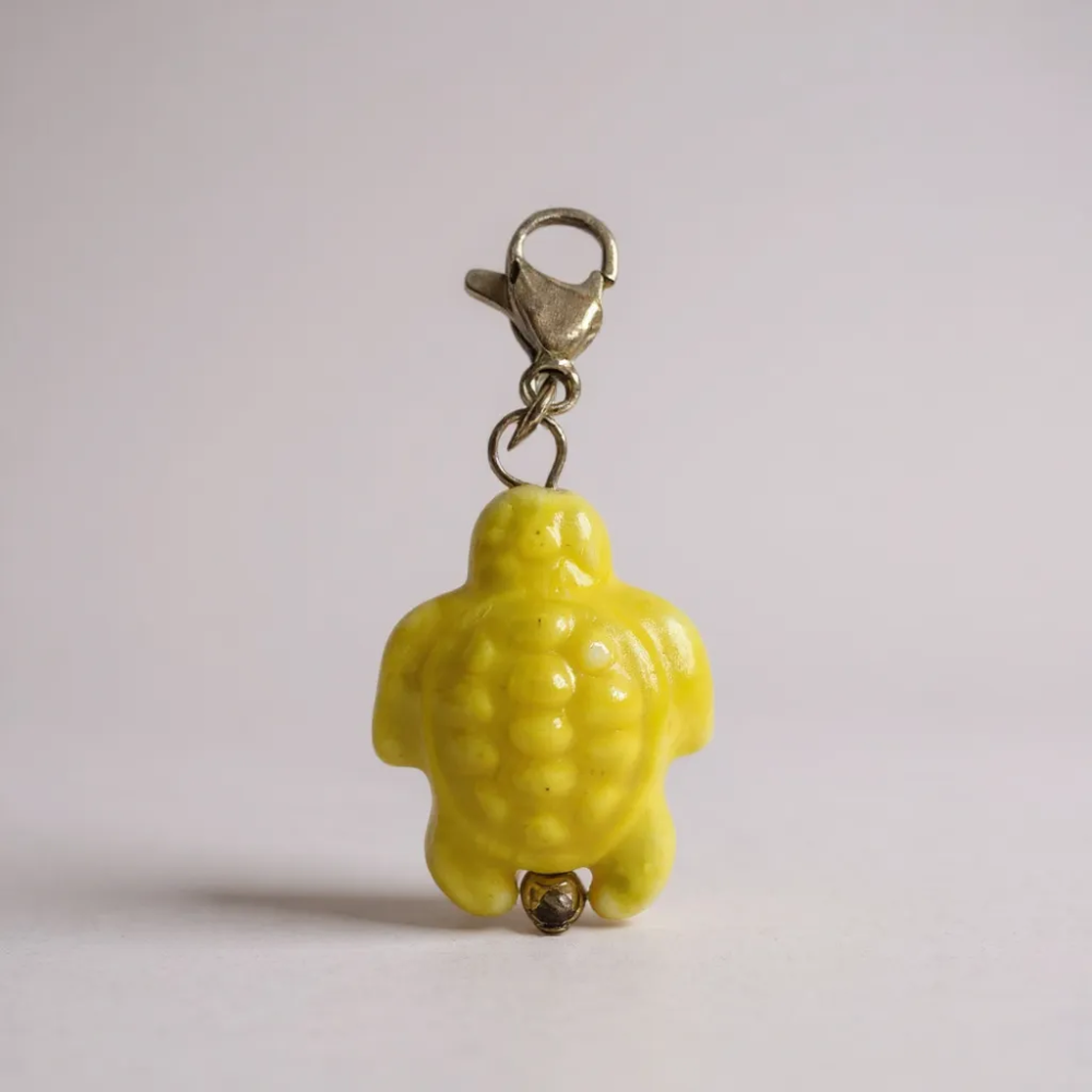 Charm Tortue jaune – collier charms personnalisable | Gaou Bijoux
