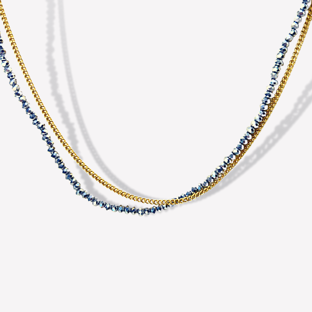 Collier Double brillant | Gaou Bijoux