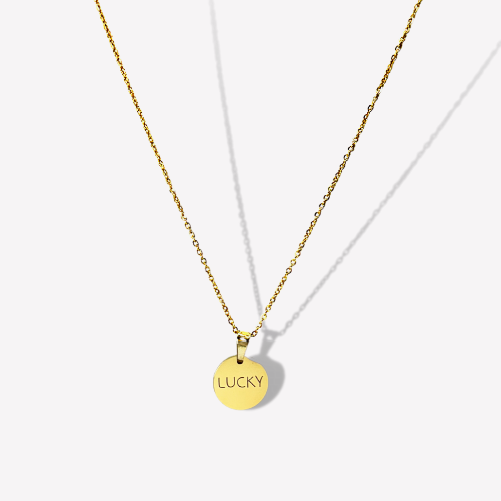 Collier médaillon Lucky  | Gaou Bijoux