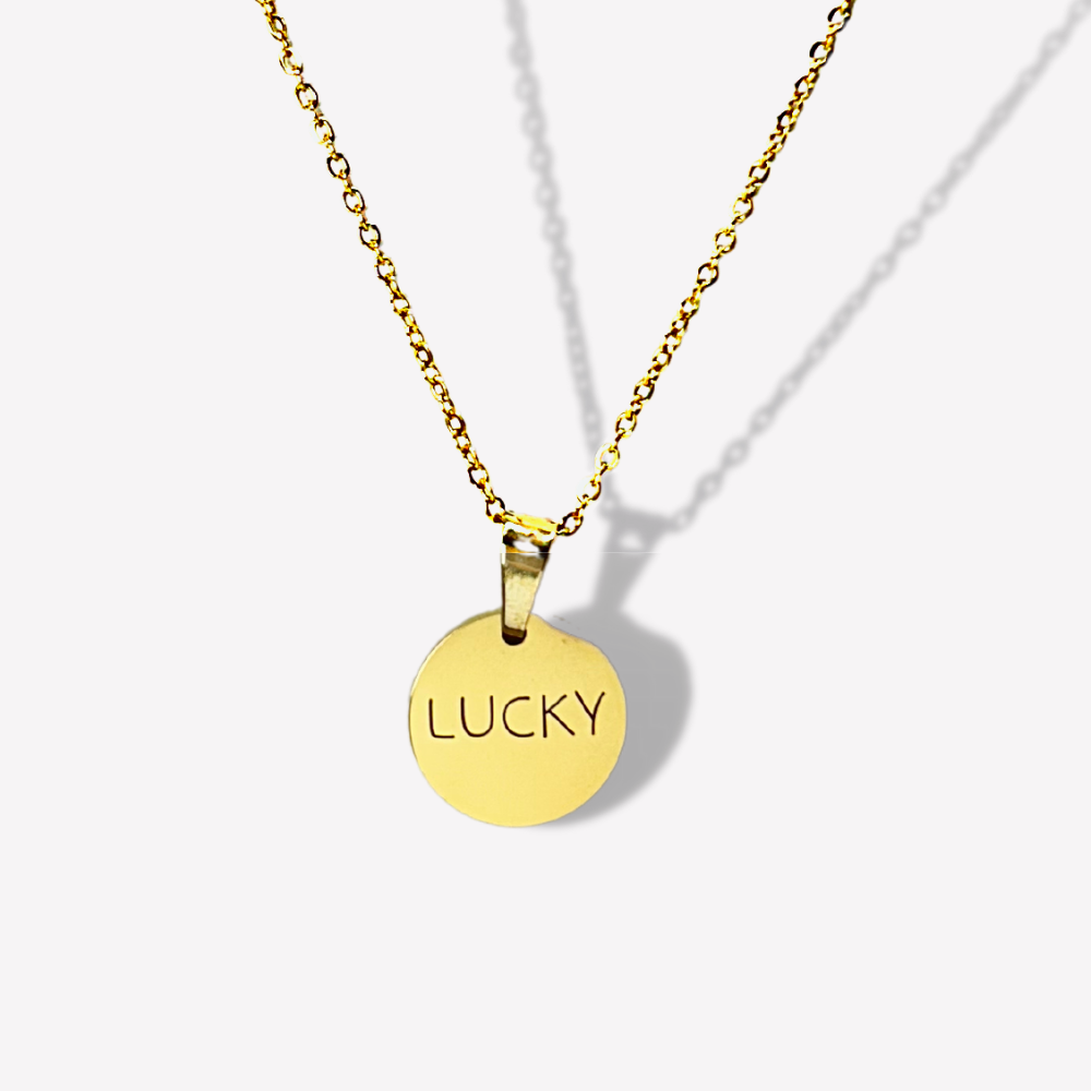 Collier médaillon Lucky  | Gaou Bijoux