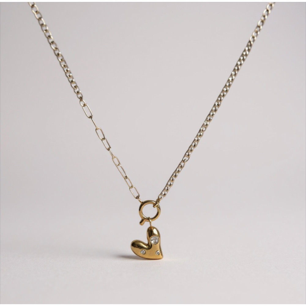 Collier Coeur & Perle