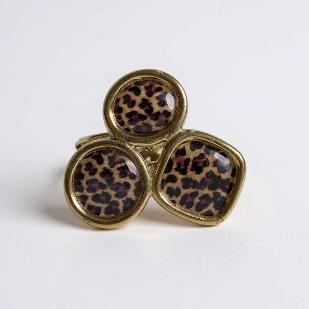 Bague Triple Leopard