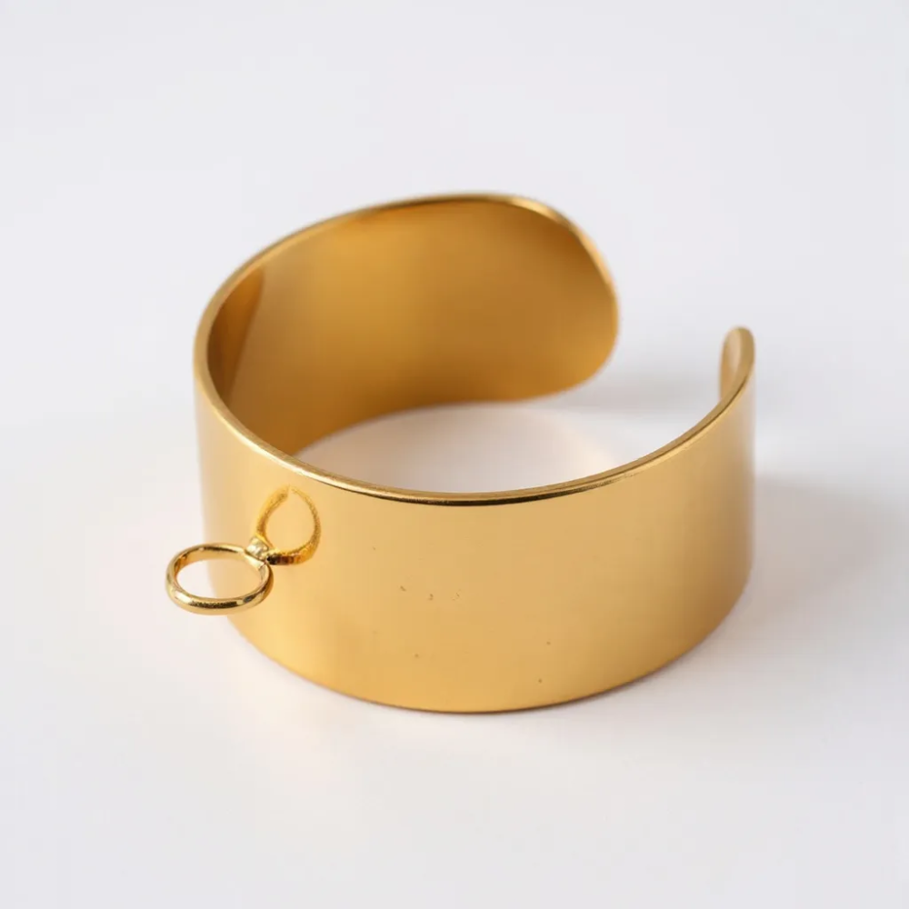 Bague Personnalisable à Charm en Acier Inoxydable