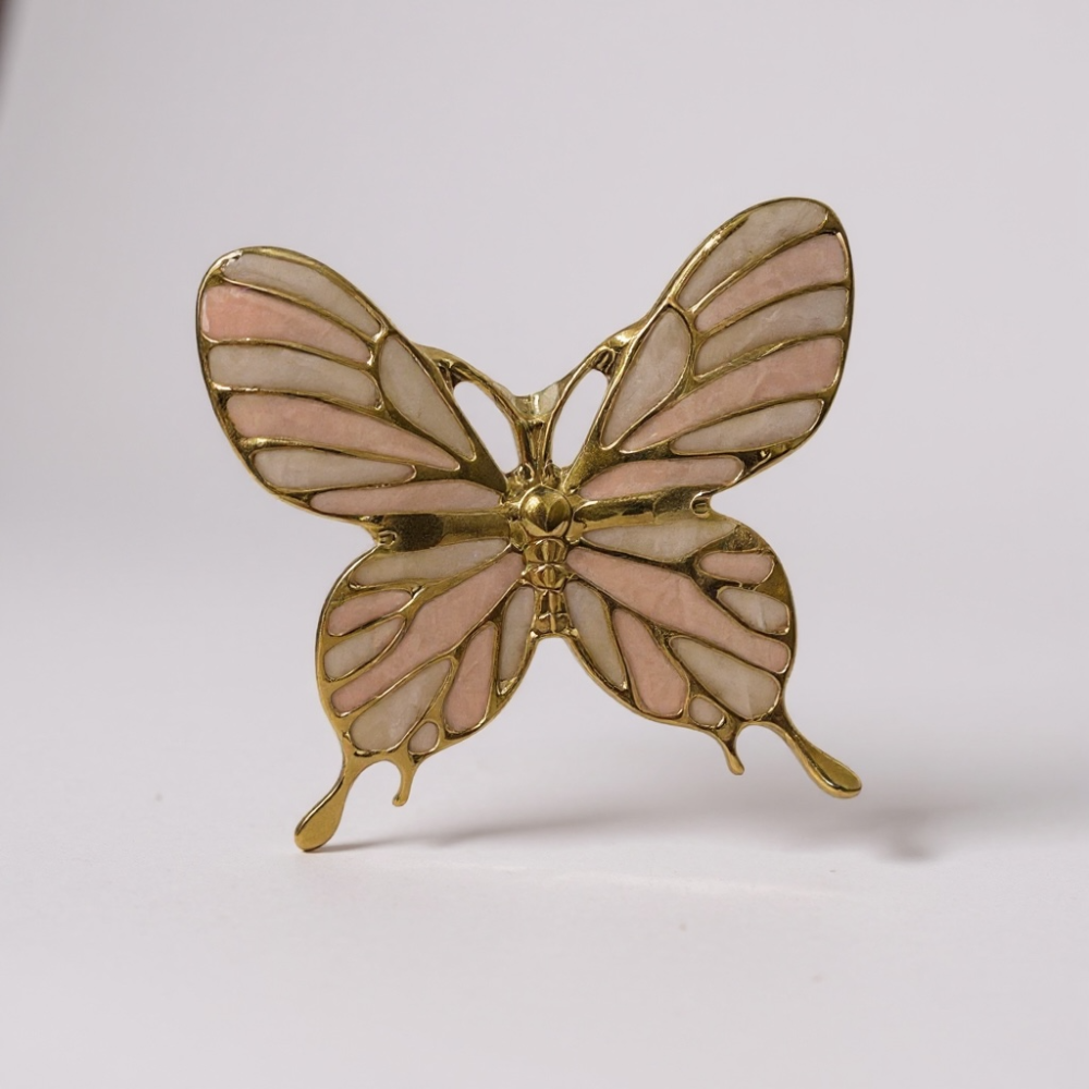 Bague Papillon Émaillée – bijoux acier inoxydable | Gaou Bijoux