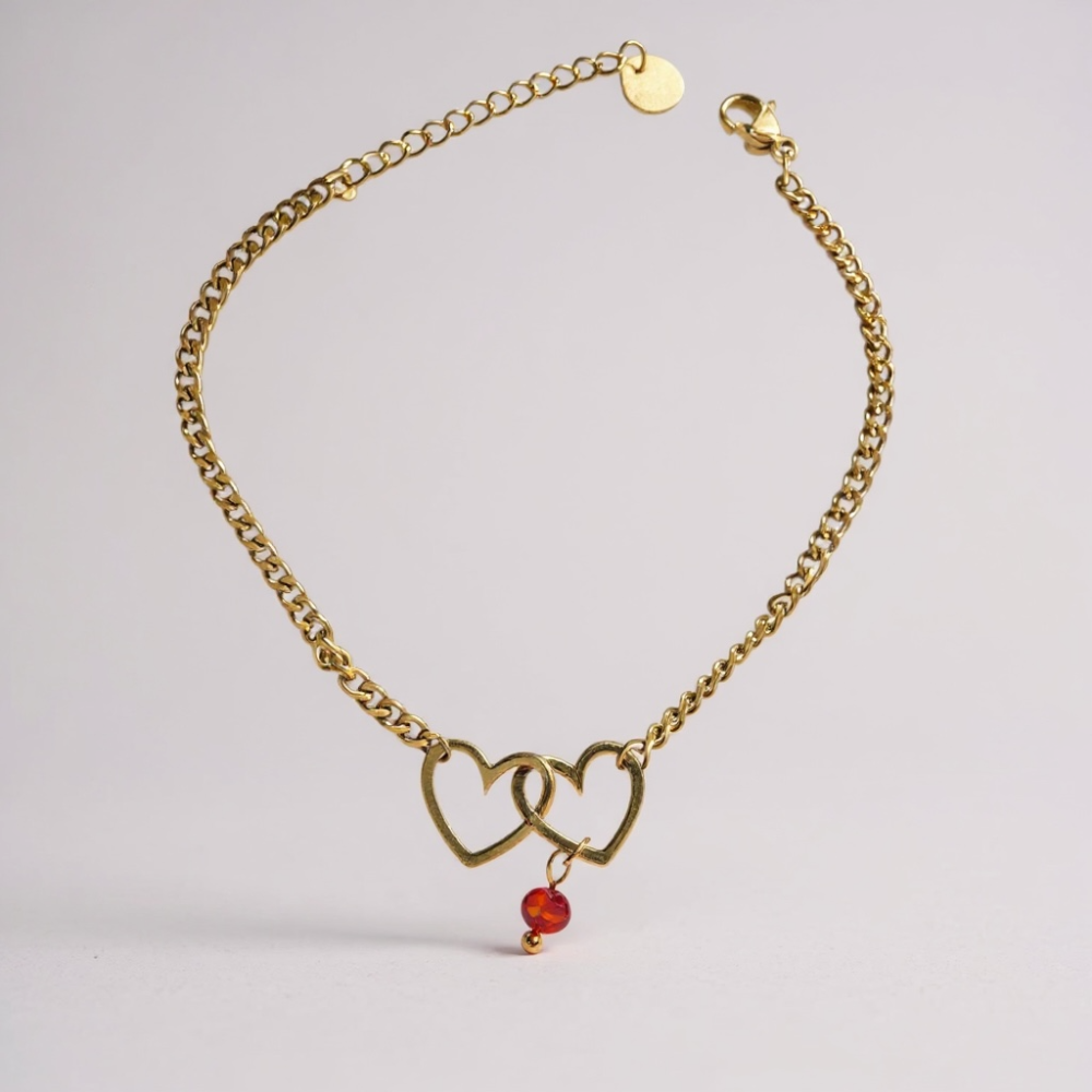 Bracelet Cœurs Entrelacés  💕