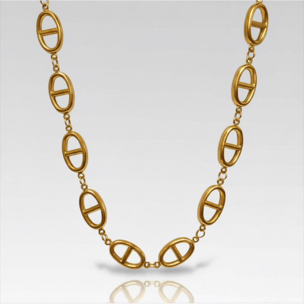 Collier maille marine en acier inoxydable | Gaou Bijoux