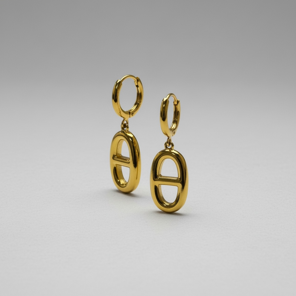 Boucles d’oreilles Maille Marine – bijoux acier inoxydable | Gaou Bijoux